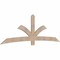 Ekena Millwork Davenport Smooth Timber Gable Bracket, Douglas Fir, 108"W x 36"H x 1 1/2"D x 5 1/2"F, 8/12 Pitch GBW108X36X0206DAV00SDF - alternate 4
